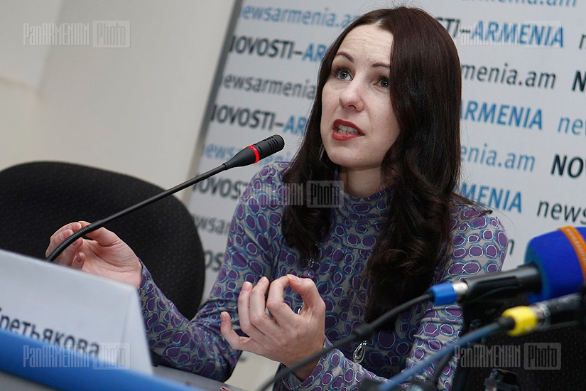 Press conference of Mosfilm filmstudio's director Karen Shakhnazarov