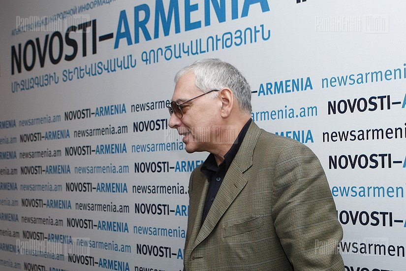 Press conference of Mosfilm filmstudio's director Karen Shakhnazarov