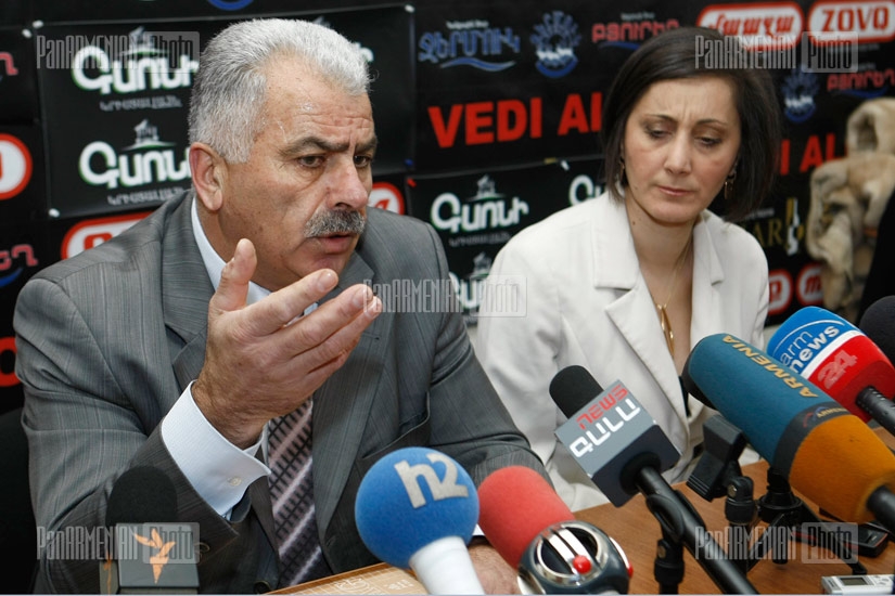 Press conference of Petros Makeyan