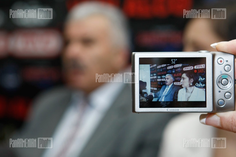 Press conference of Petros Makeyan