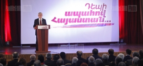 RA President Serzh Sargsyan meets with Avan district residents