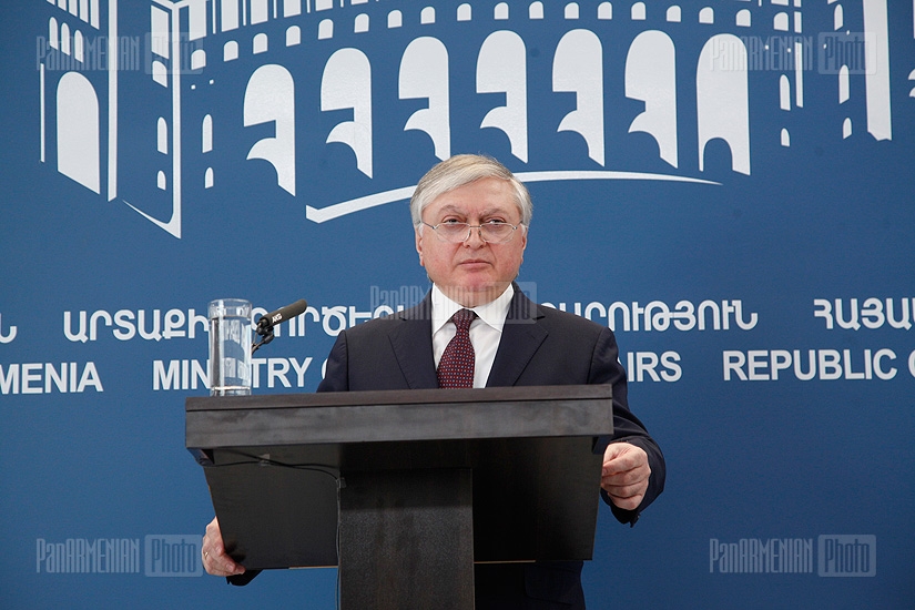 Пресс-конференция главы МИД Армении Эдварда Налбандяна