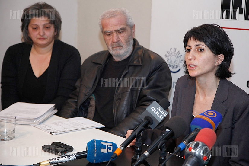 Press conference of parents of soldiers who died in Army during the Peacetime