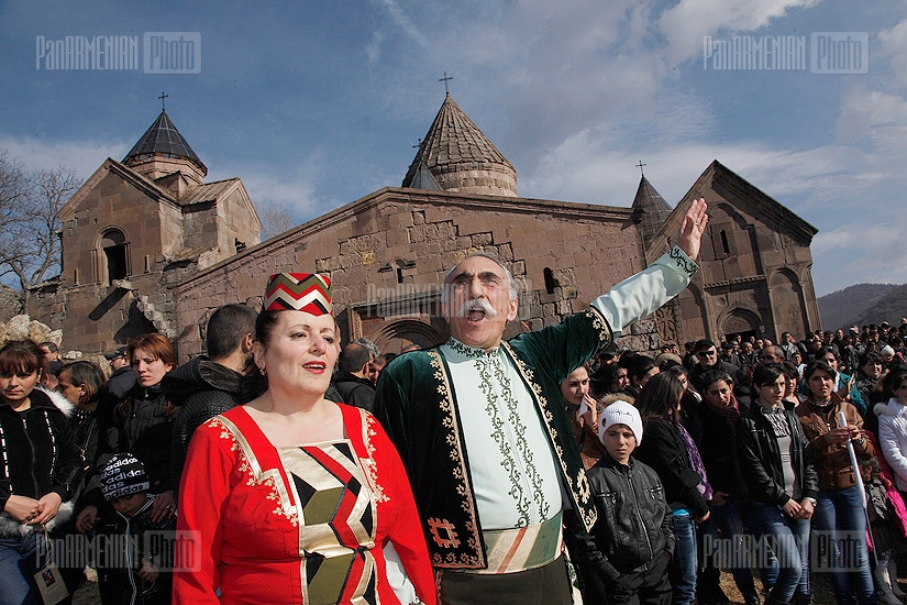 Presidential candidate Serzh Sargsyan visits Tavush Province