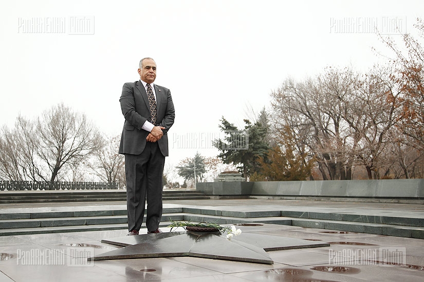 Раффи Ованнисян в Парке Победы