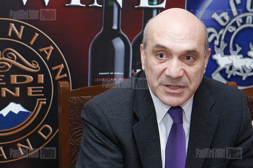 Press conference of Ashot Melkonyan