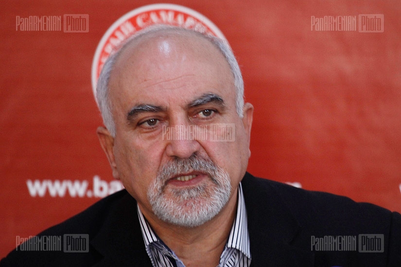 Press conference of Paruyr Hayrikyan