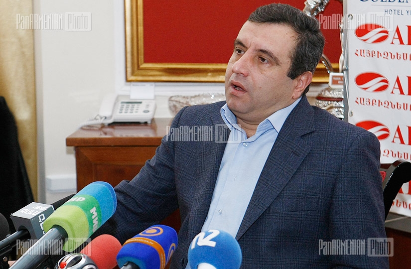 Press conference of presidential candidate Vardan Sedrakyan