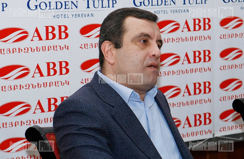Пресс-конференция кандидата в президенты Вардана Седракяна