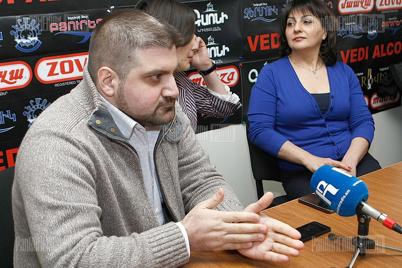 Press conference of Armine Ohanyan and Arman Babajanyan