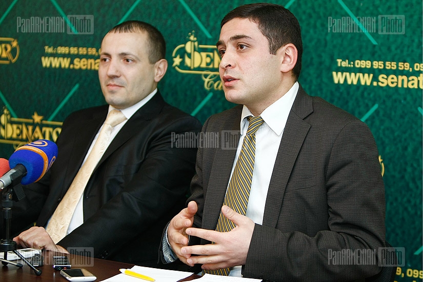 Press conference of Turkologist Andranik Ispiryan and specialist of International relations Menua Soghomonyan