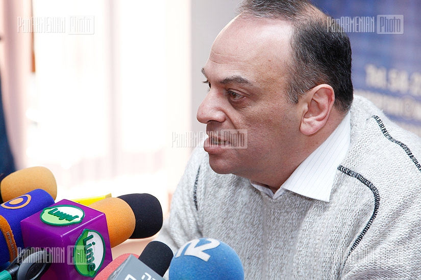 Press conference of RA presidential candidate Arman Meliqyan