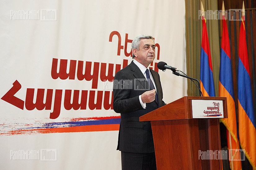 RA President's candidate Serzh Sargsyan's meeting with Malatia-Sebastia residents