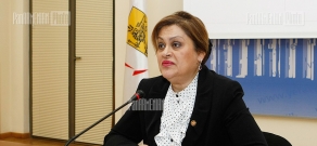 Press conference of the head of the Department of General Education of the Municipality of Yerevan Gayane Soghomonyan