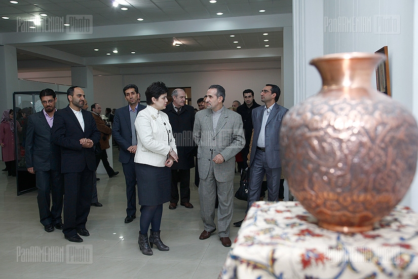 Opening of the exhibition dedicated to the 34th anniversary of the victory of the Islamic Revolution in Iran