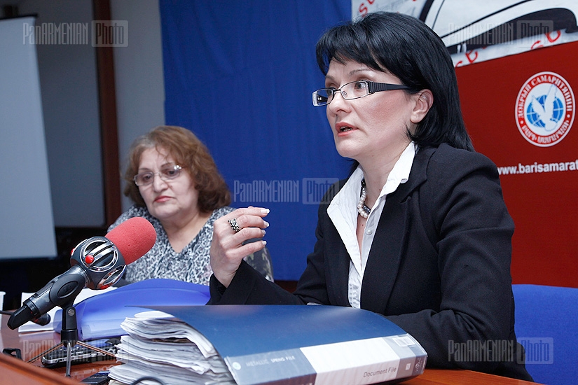 Пресс-конференция Маргариты Овсепяна и Лены Саакяна