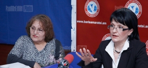 Press conference of Margarita Hovsepyan and Lena Sahakyan