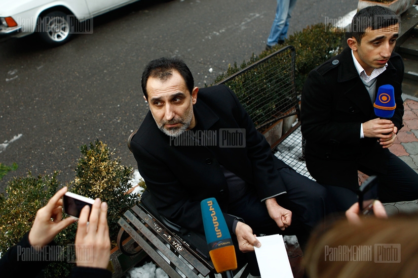 ՀՀ նախագահի թեկնածու Արամ Հարությունյանի հացադուլի սկիզբը