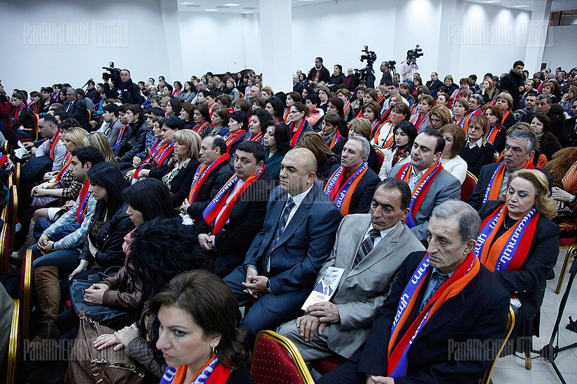 Встреча кандидата в президенты Сержа Саркисяна  с жителями административного округа Арабкир