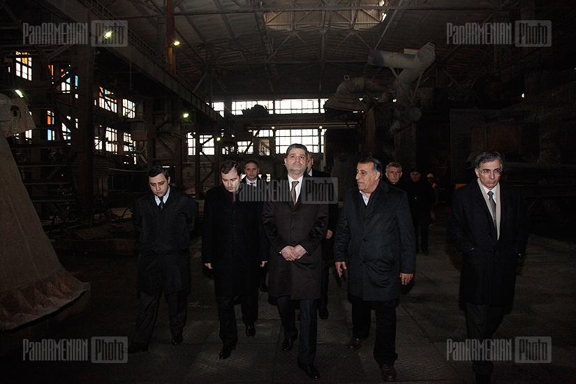ՀՀ վարչապետ Տիգրան Սարգսյանն այցելեց «Մաքուր երկաթ» գործարան