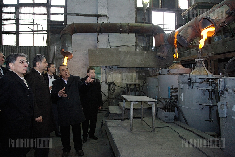 RA PM Tigran Sargsyan visits Pure Iron Plant