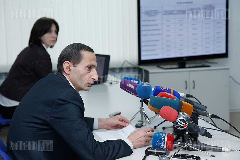 Press conference of NCTR President Grigor Amalyan