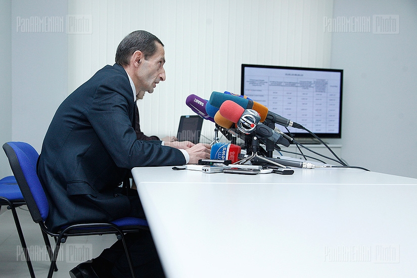 Press conference of NCTR President Grigor Amalyan