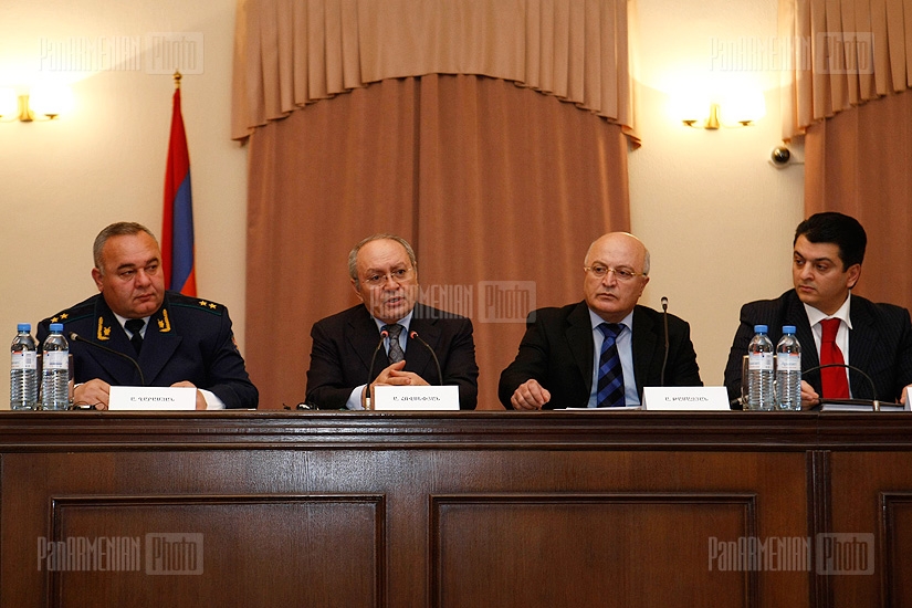 Meeting board in Prosecutor General's Office