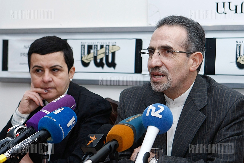 Press conference of Ambassador of the Islamic Republic of Iran to Armenia Mohammad Reisi