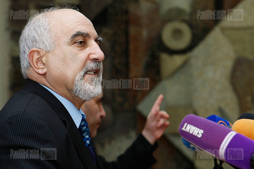 Press conference of RA presidential candidate, NSU leader Paruyr Hayrikyan