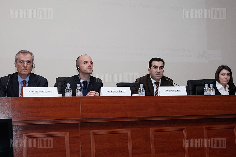 Финальное мероприятие, посвященное Поддержке офиса управления проектов Твининг и Таекс в Армении, финансированной ЕС