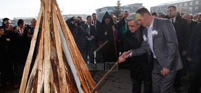 RA presidential candidate Serzh Sargsyan visits Gegharkunik Province