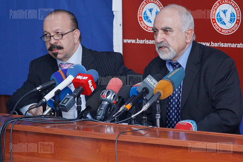 Press conference of presidential candidate Paruyr Hayrikyan