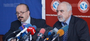 Press conference of presidential candidate Paruyr Hayrikyan