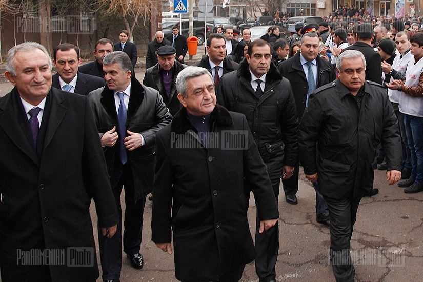 RA presidential candidate Sezh Sragsyan visits Aragatsotn Province