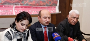 Debate between politician Vigen Khachatryan, sociologist Razmik Martirosyan and secretary of the Heritage Party Stepan Safaryan 
