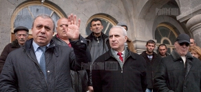 RA presidential candidate Hrant Bagratyan visits Ara village