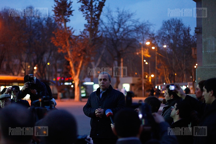 Meeting of RA presidential candidate Hrant Bagratyan in Freedom Square