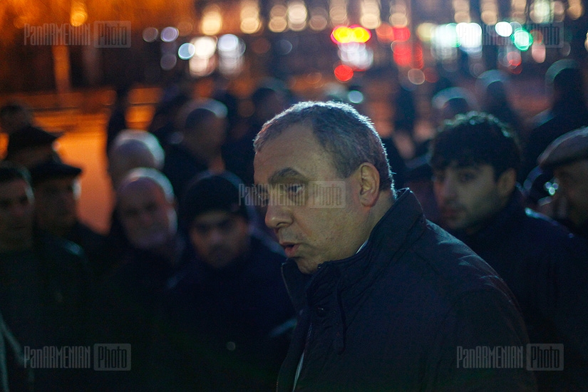 Meeting of RA presidential candidate Hrant Bagratyan in Freedom Square