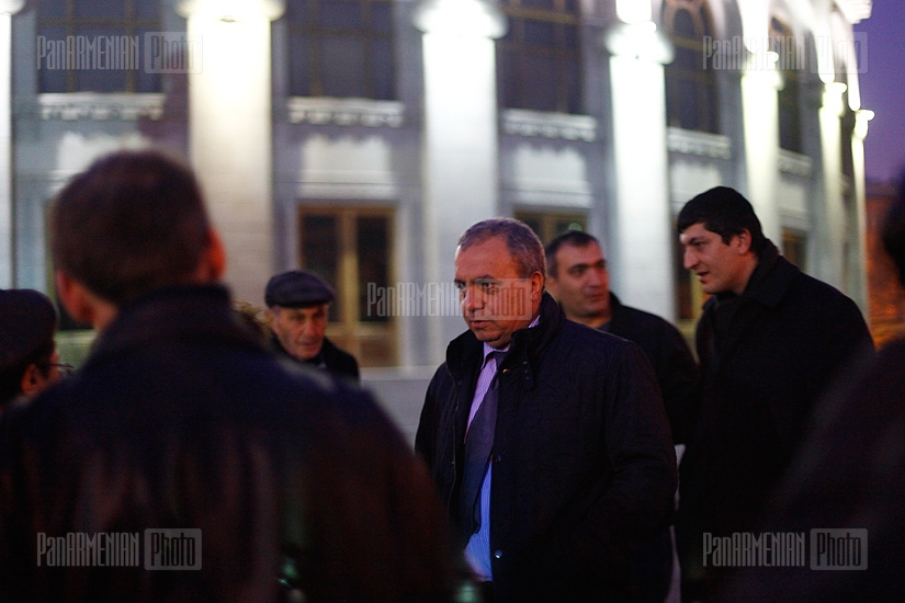 Meeting of RA presidential candidate Hrant Bagratyan in Freedom Square
