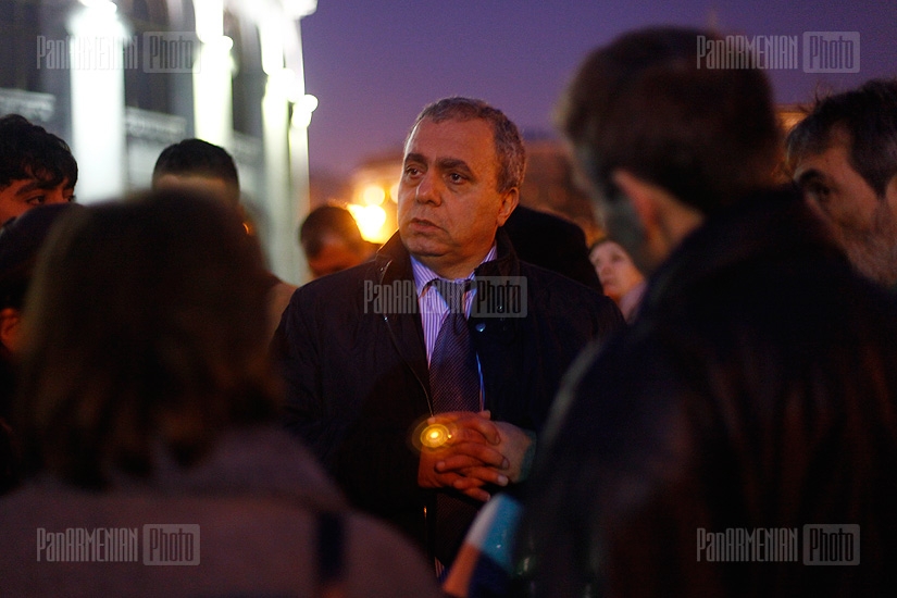Meeting of RA presidential candidate Hrant Bagratyan in Freedom Square