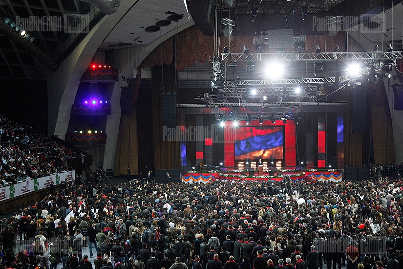 ՀՀ նախագահի թեկնածու Սերժ Սարգսյանի ամփոփիչ հանդիպումը ընտրողների հետ