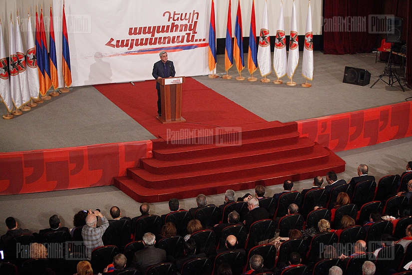 ՀՀ նախագահի թեկնածու Սերժ Սարգսյանի  հանդիպումը  Կենտրոն վարչական շրջանի ընտրողների հետ