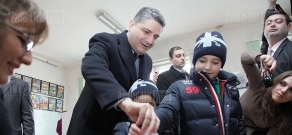 Elections 2013: RA Prime Minister Tigran Sargsyan votes