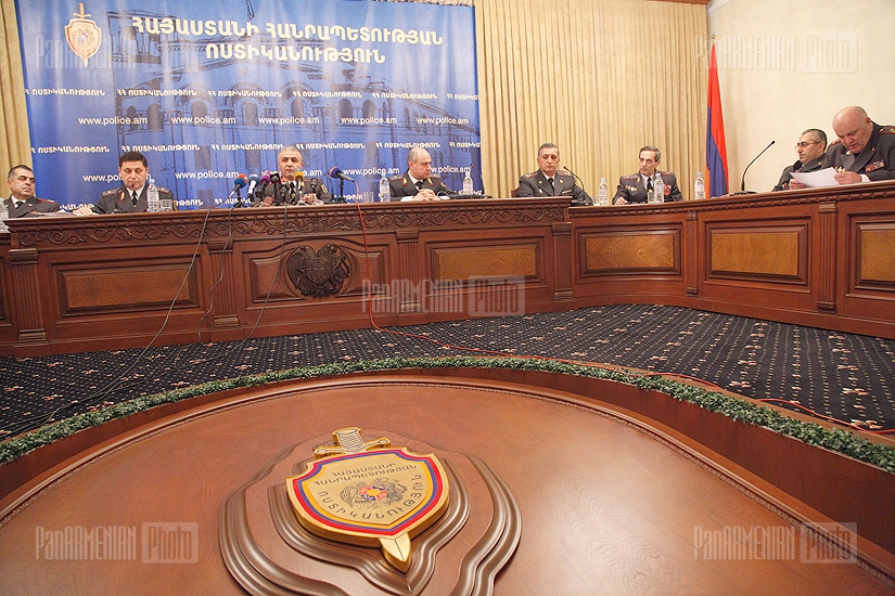 ՀՀ ոստիկանությունում տեղի ունեցավ  ՀՀ նախագահի ընտրություններին նվիրված մամլո ասուլիս