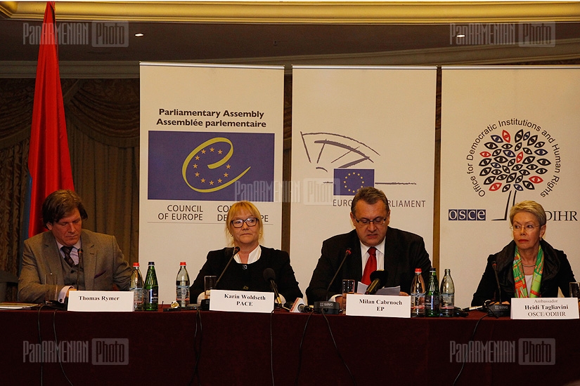 Press conference of  International Observers' Mission 