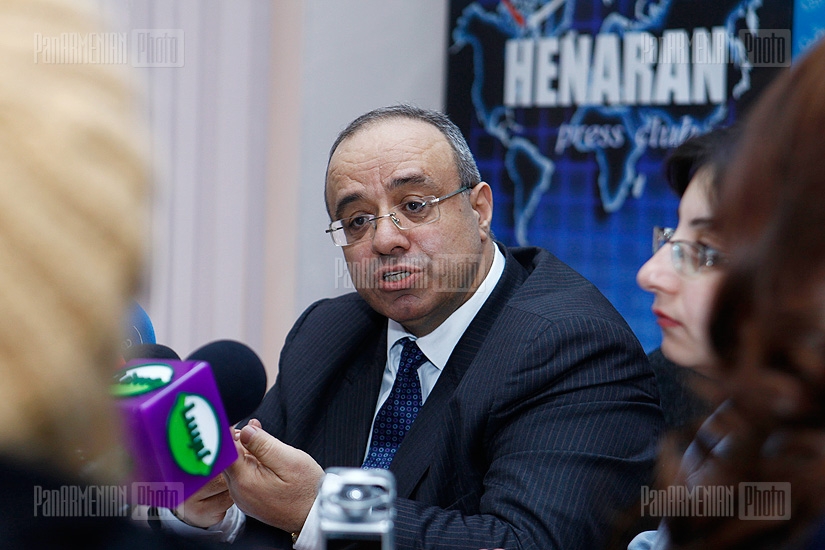 Press conference of Sergo Yericyan
