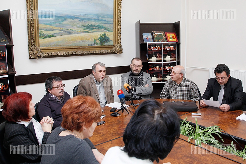  In Ministry of Culture of RA took place conference on new theatrical performance  Virus 
