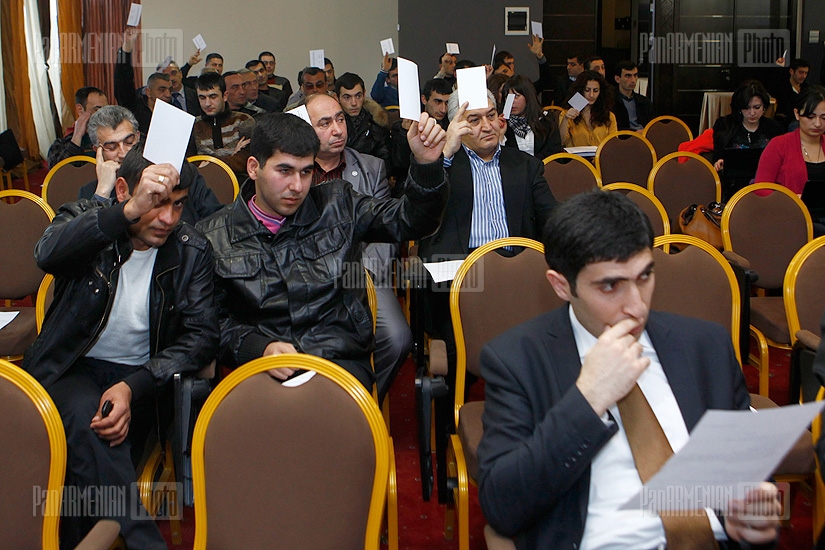 The founding congress of the party New Armenia