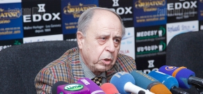 Пресс-конференция председателя НПО по защите прав автовладельцев «Ахиллес» Эдуарда Ованнисяна